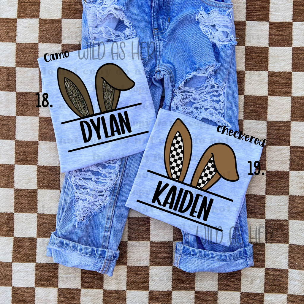 Easter Customs (29 design options!)