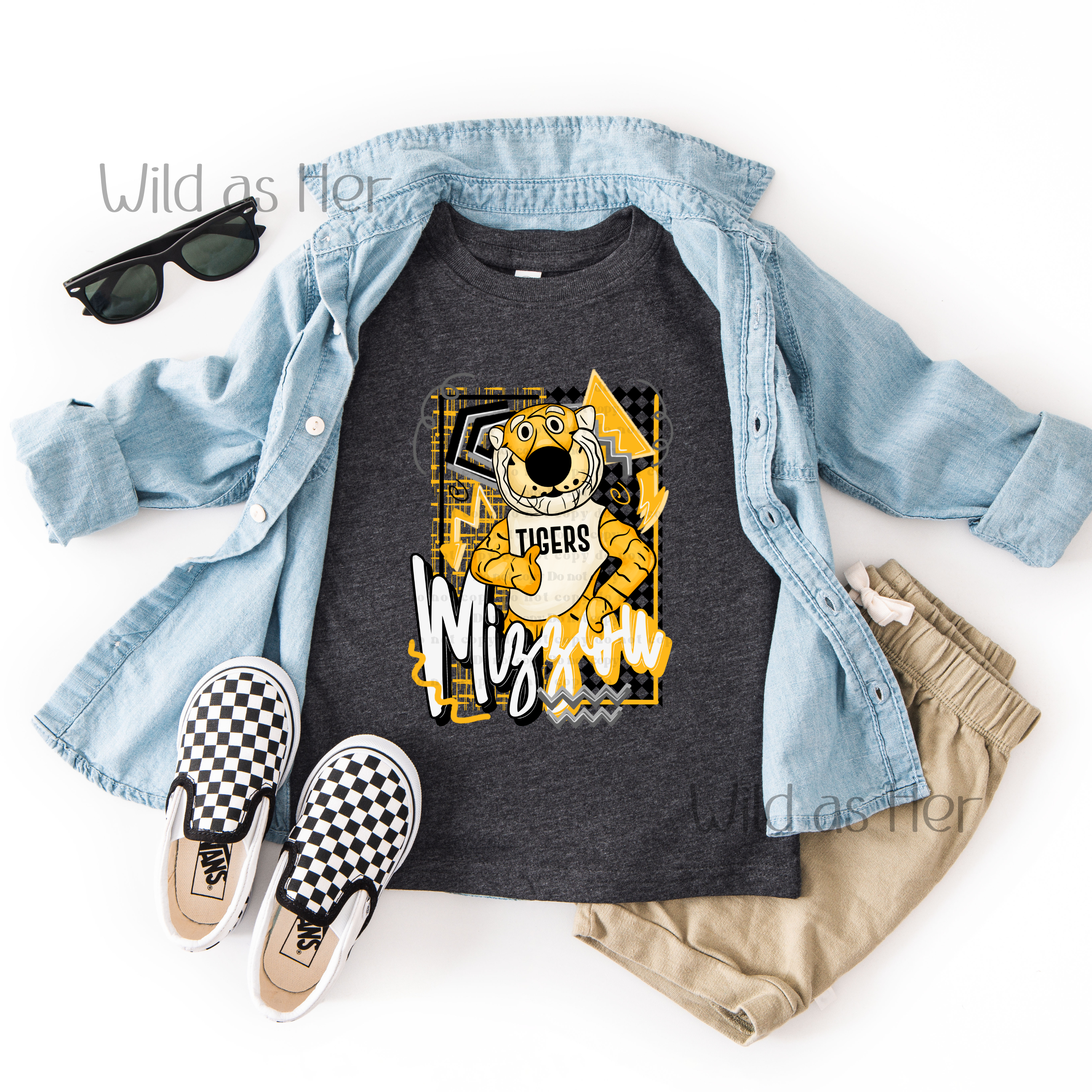 Retro mascots - Tigers