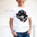 Bass with RWB hat