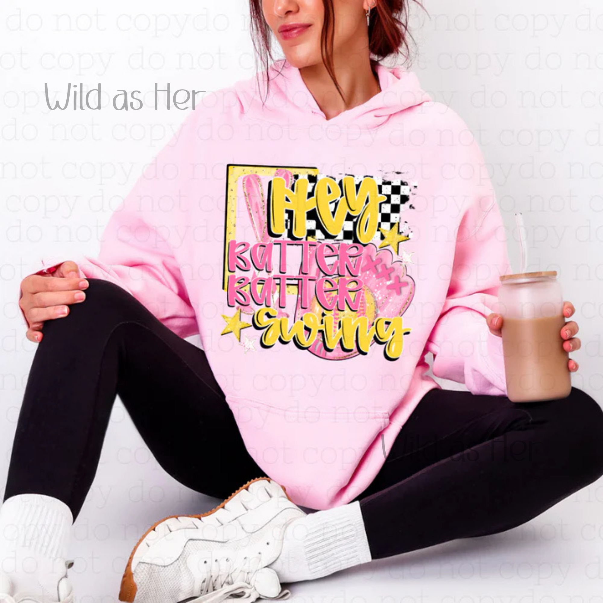 Hey Batter pink/yellow Softball