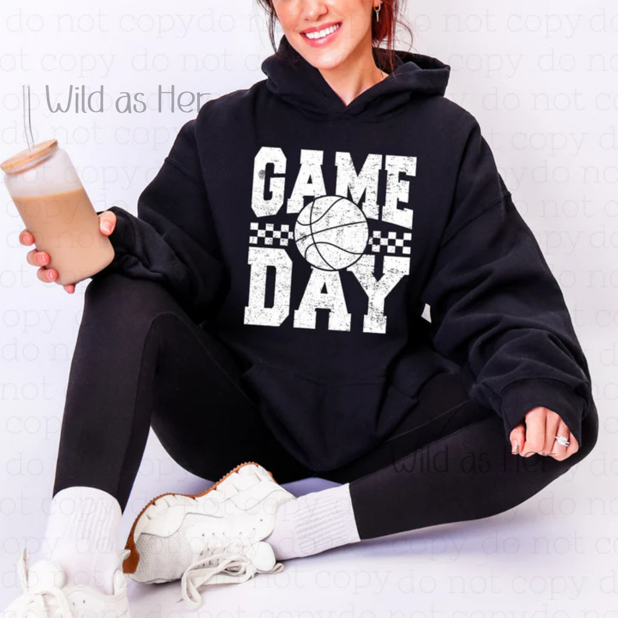 Game day basketball (white)