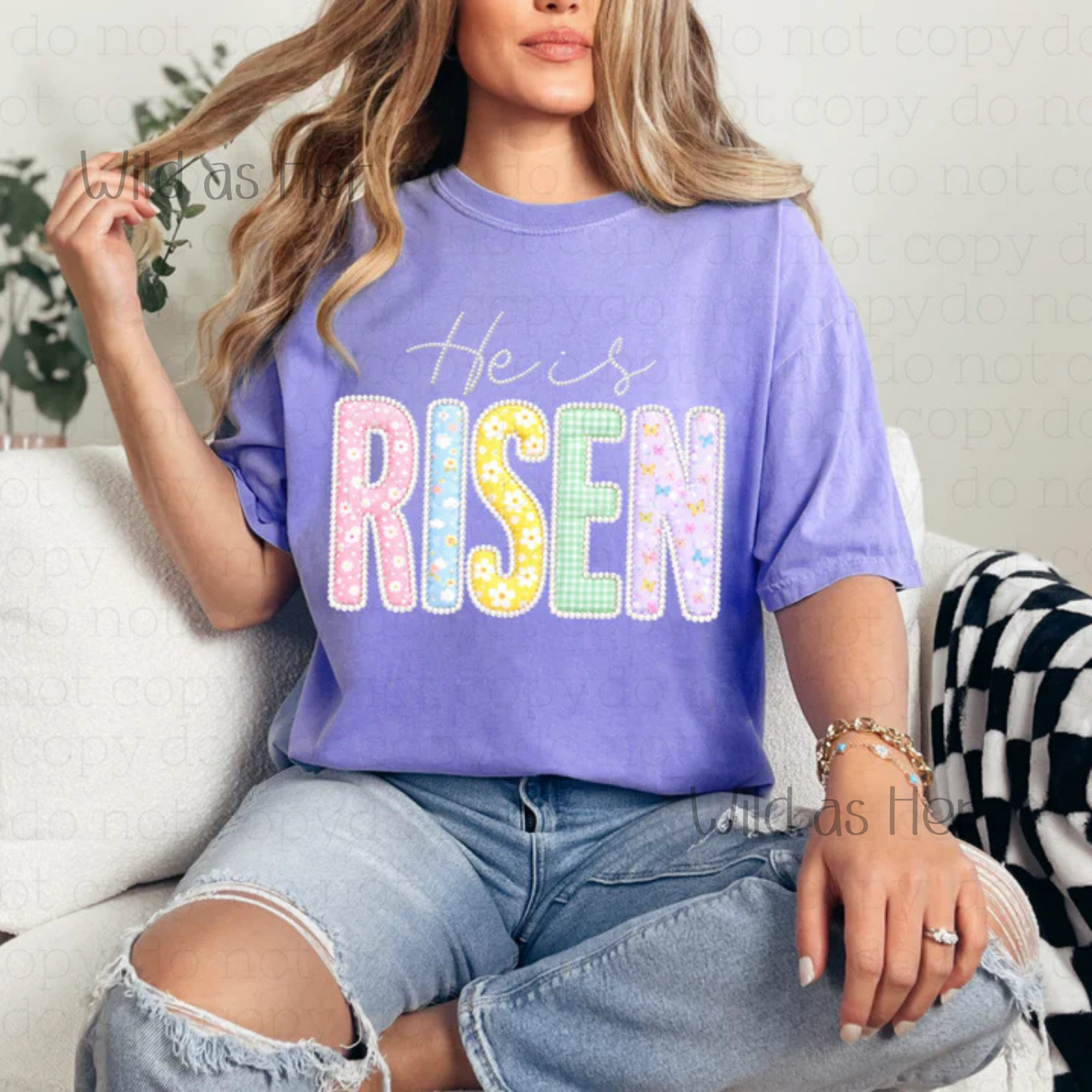 He is Risen, spring colors