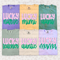 Checkered Lucky MAMA/NURSE/TEACHER etc