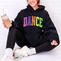 Multicolor neon Varsity DANCE