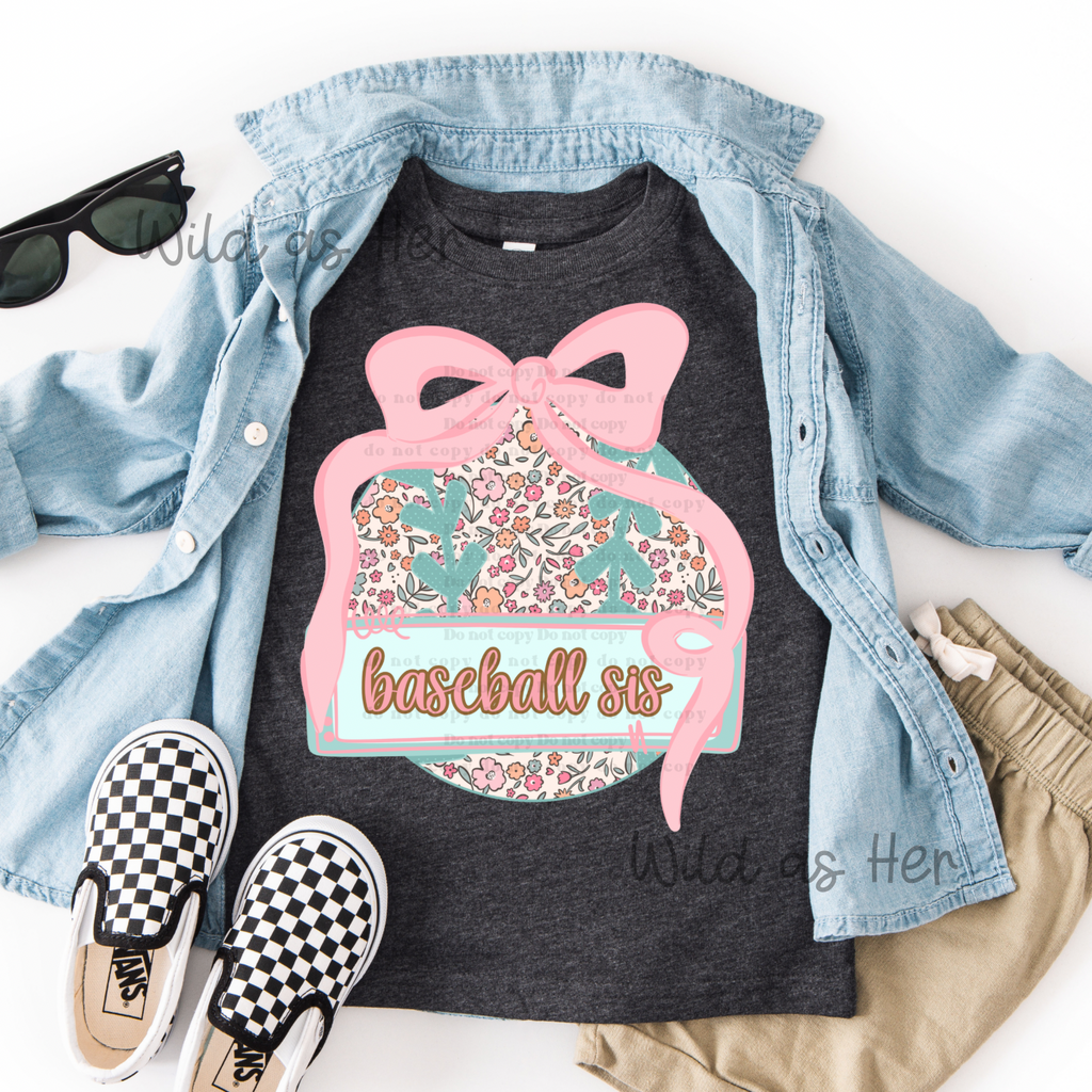 Floral baseball Custom
