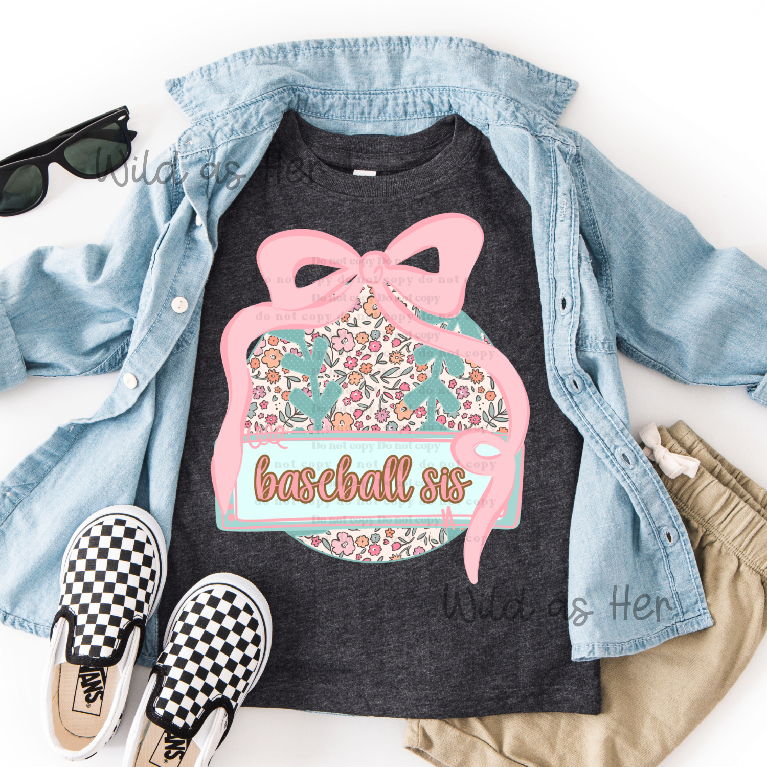 Floral baseball Custom