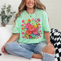 Painted flowers