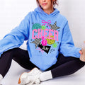 Cheer Varsity Pink with checkered stars