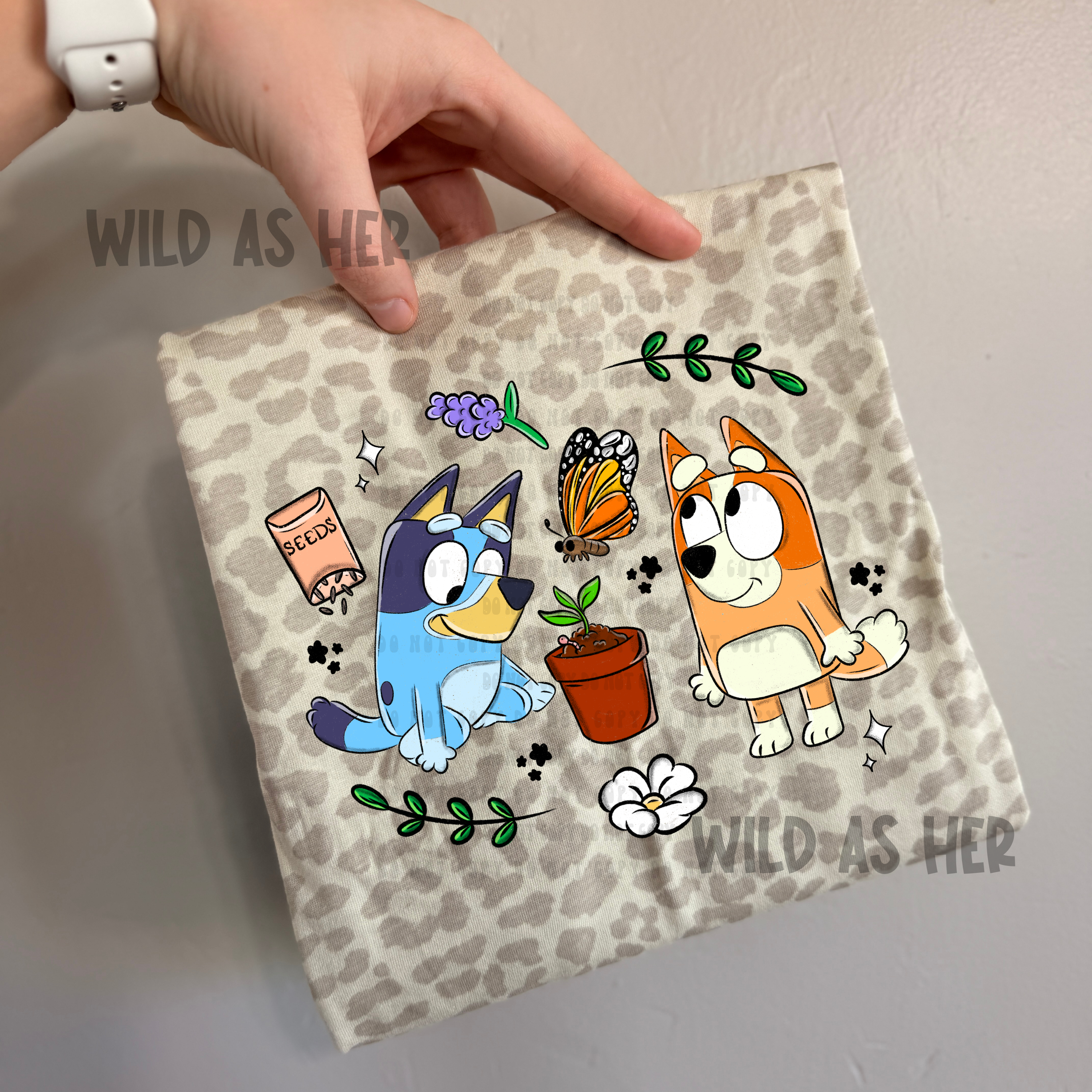 Bluey Spring Collage