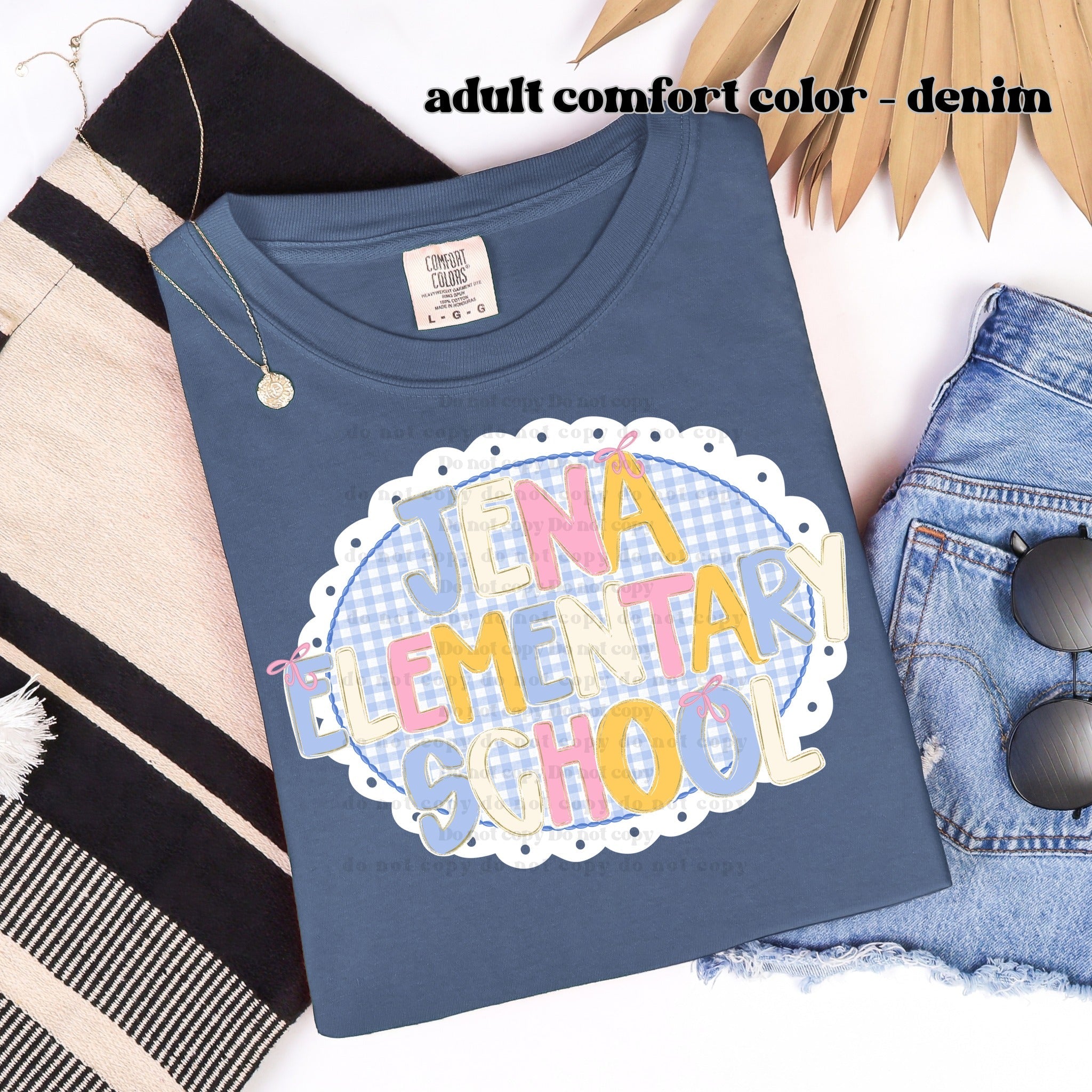 Spring gingham outline alpha CUSTOM
