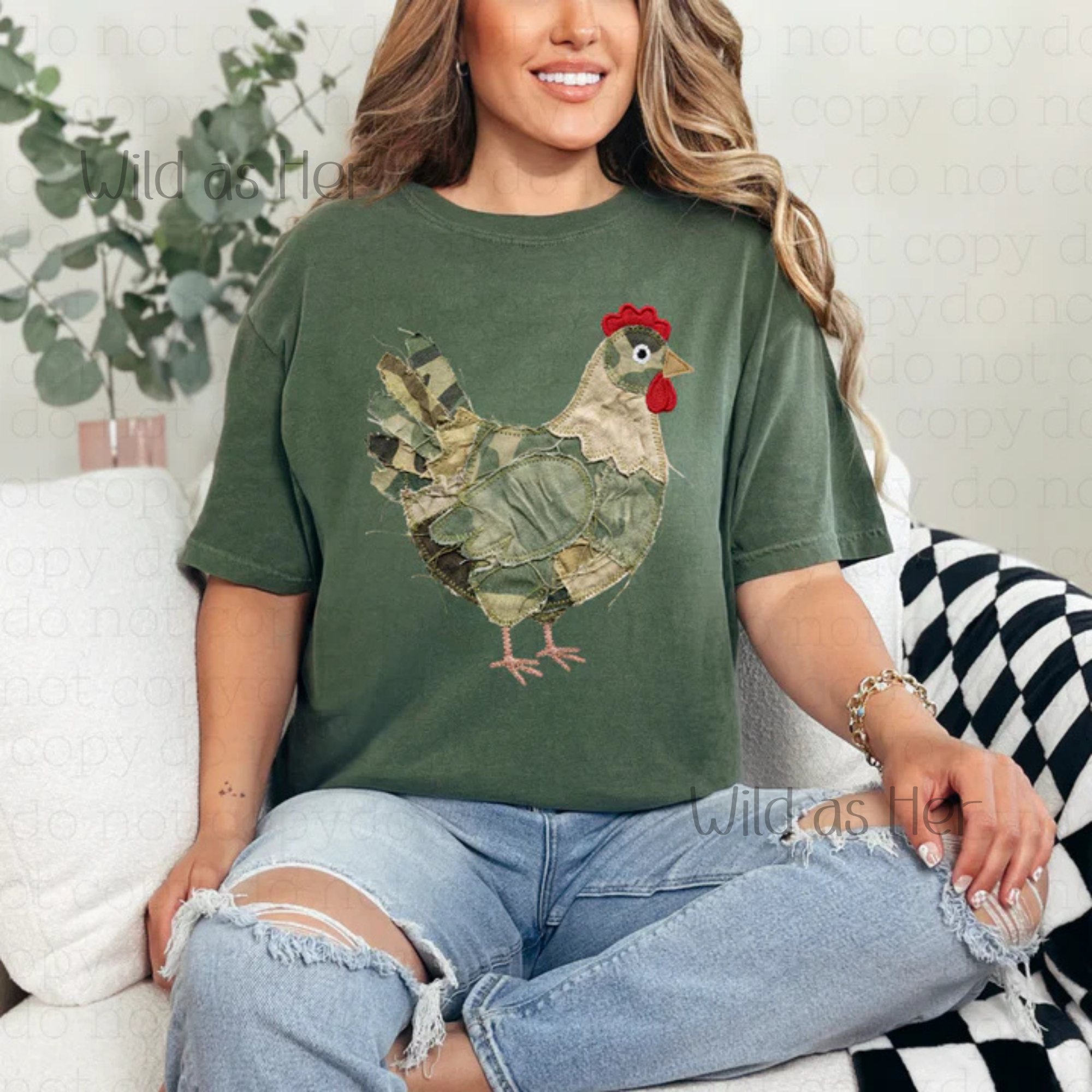 Camo Patchwork Chicken