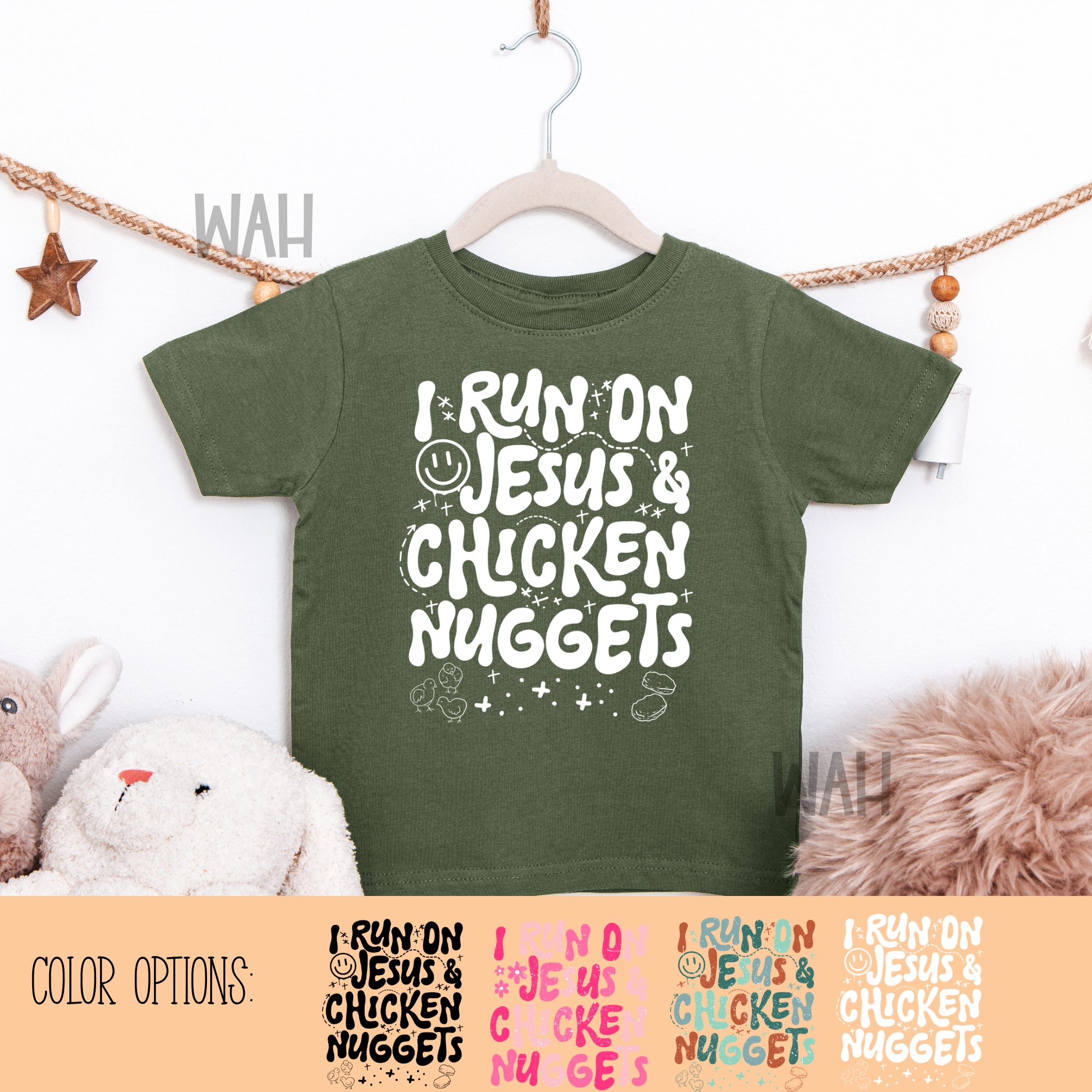 I run on Jesus and chicken nuggets