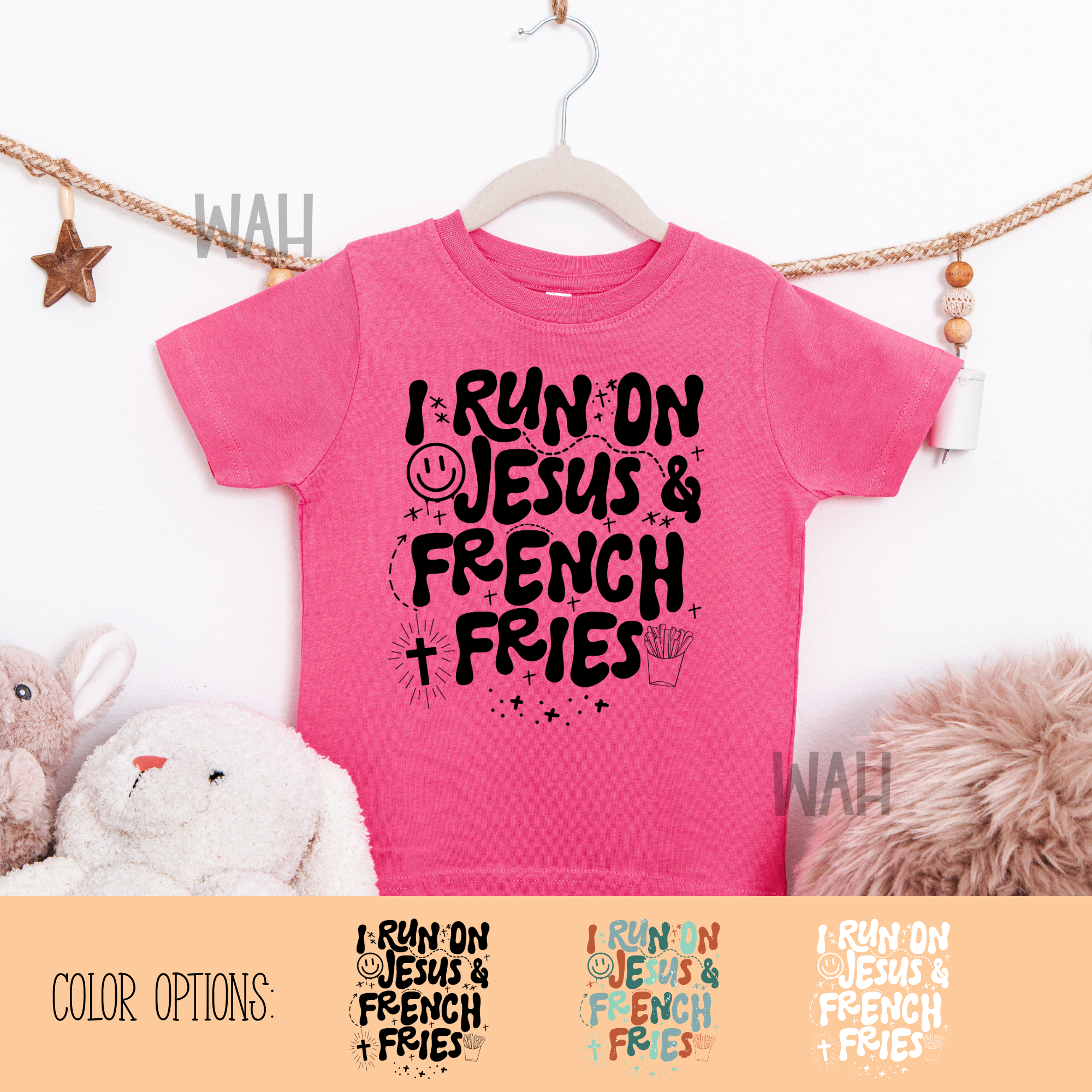 I run on Jesus and French Fries