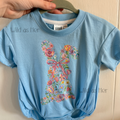 FLoral Bunny Outline