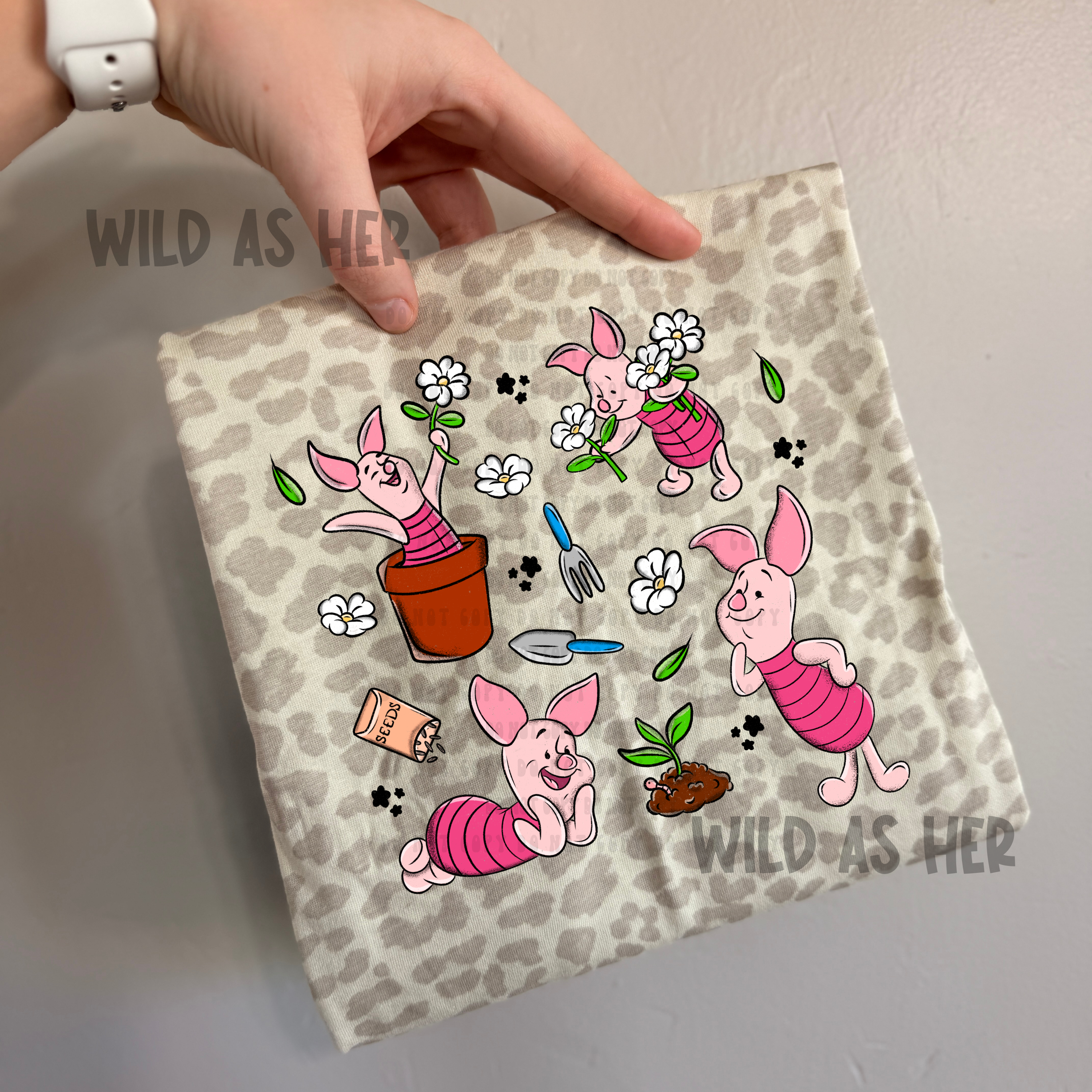 Piglet Spring Collage