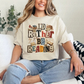 Rather be Reading, vintage scrapbook letters