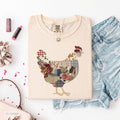 Patchwork Floral Chicken