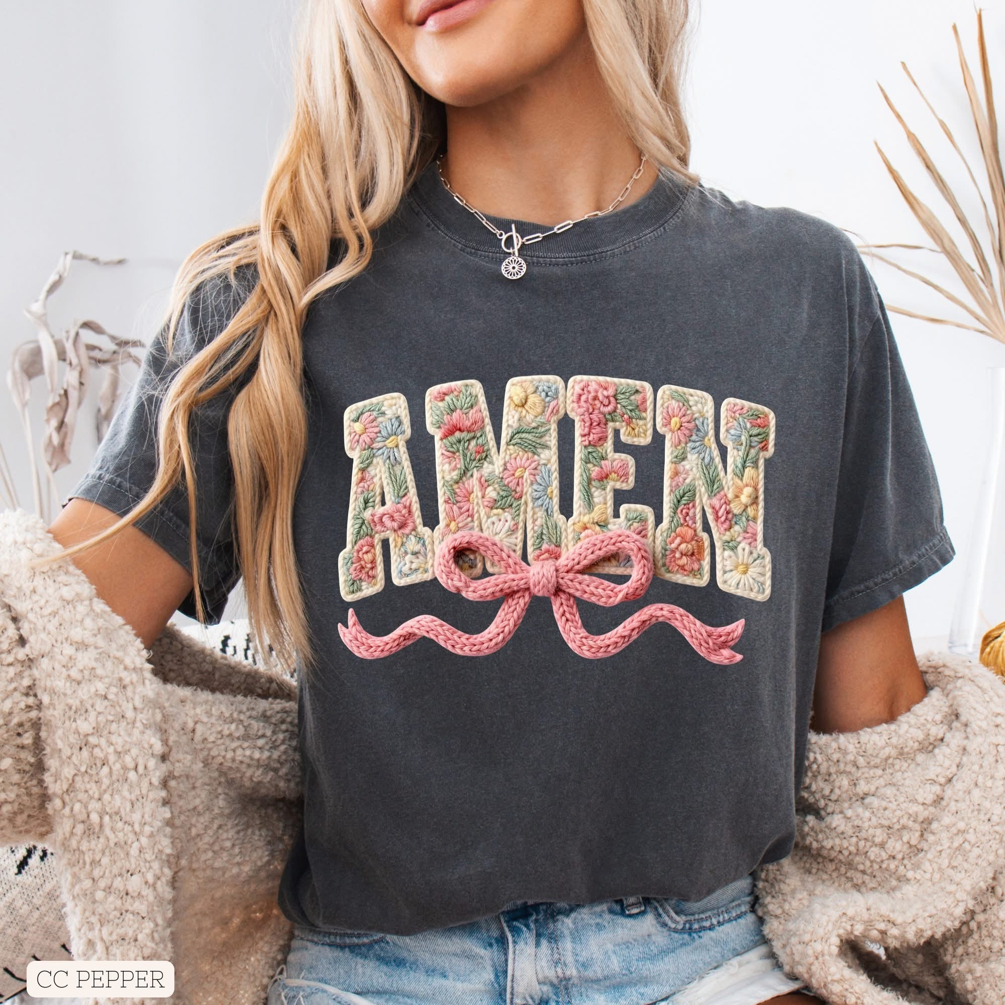 amen floral yarn stitch
