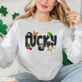 Lucky with stars and pot of gold